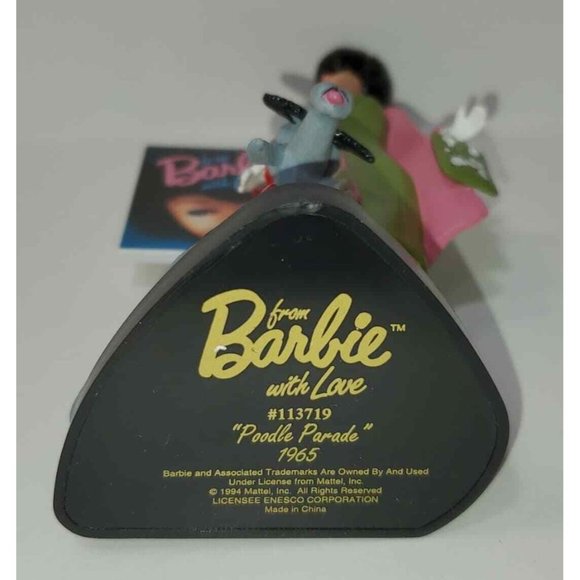 VINTAGE FROM BARBIE WITH LOVE POODLE PARADE 1965 No 113719 BY ENESCO MATTEL 1994 - Picture 11 of 11